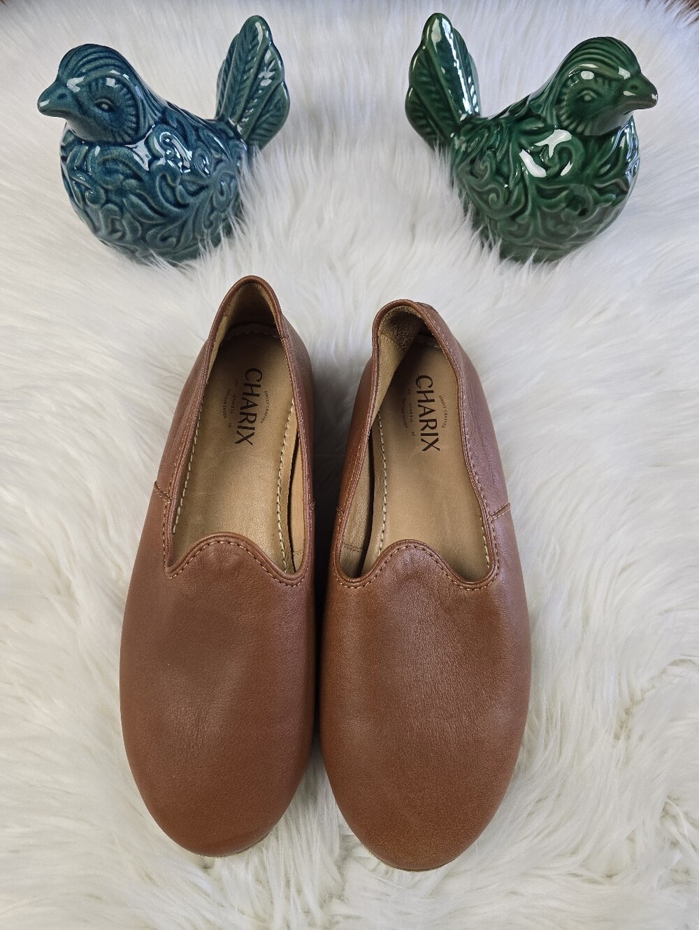 Charix Slip On Leather Loafer Size 40